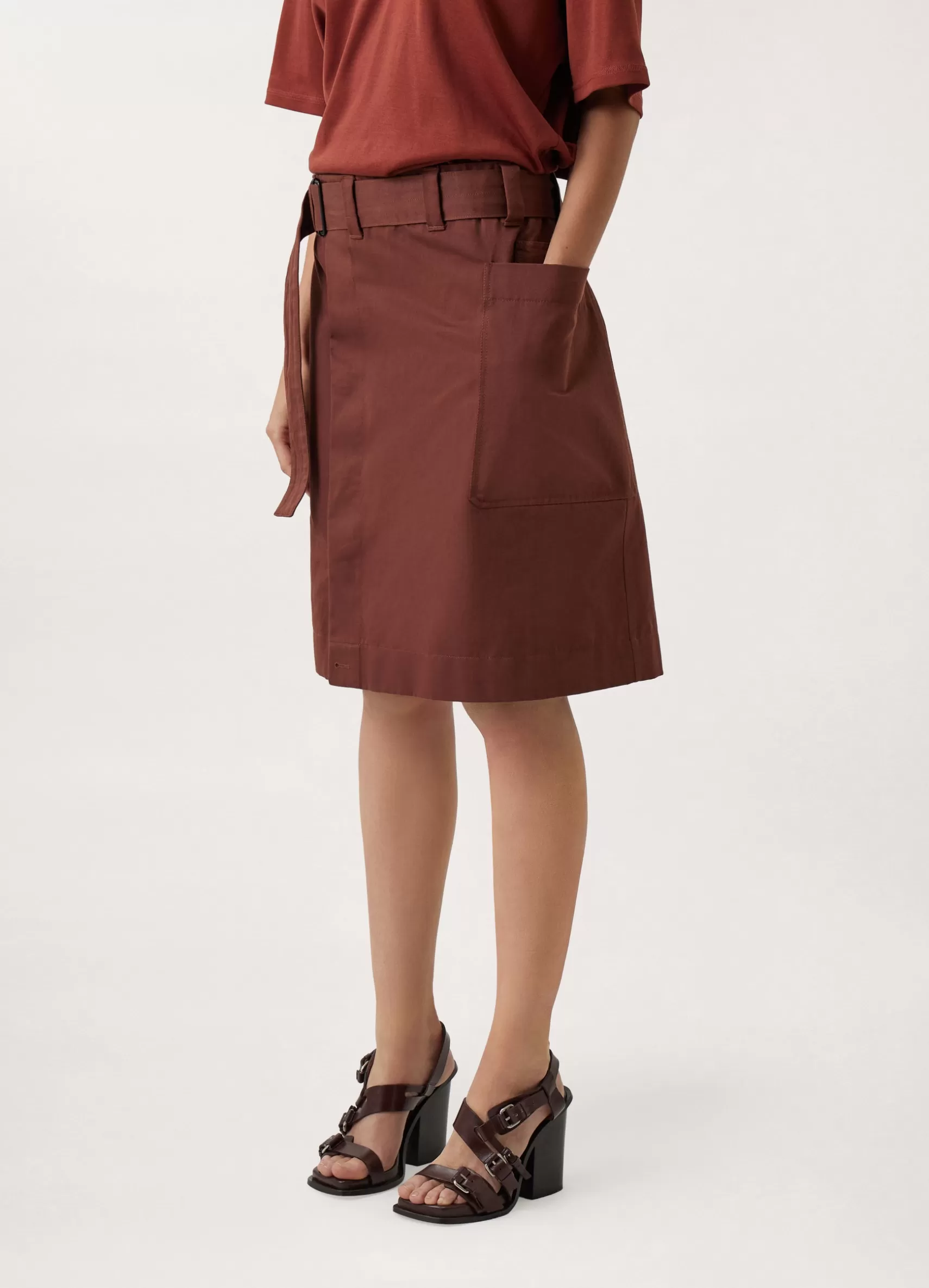 Apron Pocket Skirt<LEMAIRE New