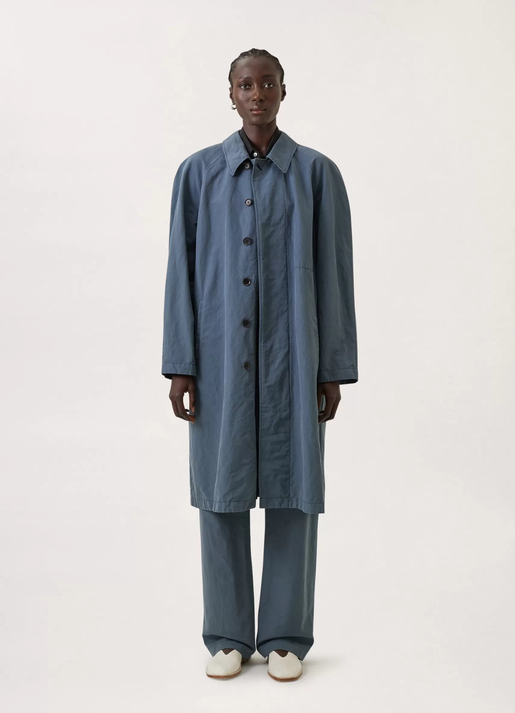 Belted Lightweight Coat<LEMAIRE Fashion