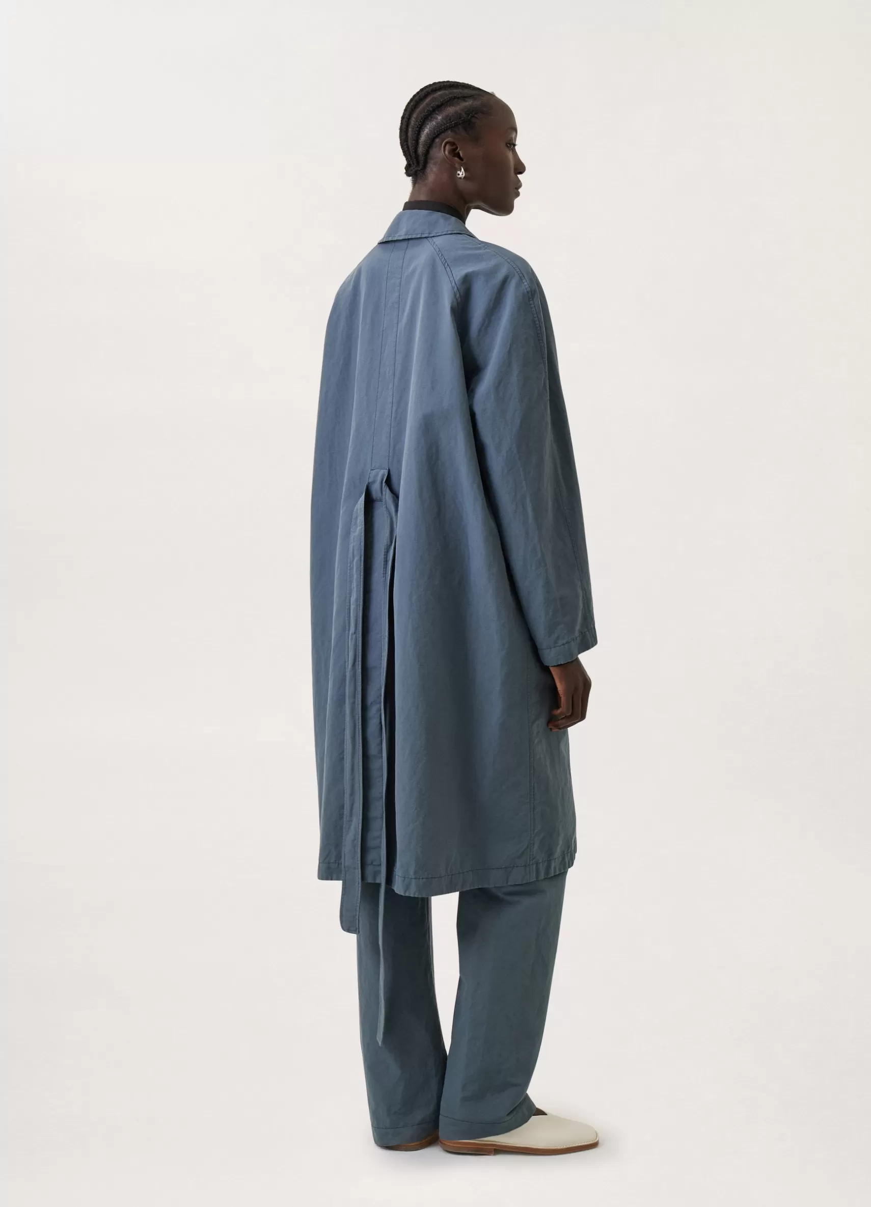 Belted Lightweight Coat<LEMAIRE Fashion