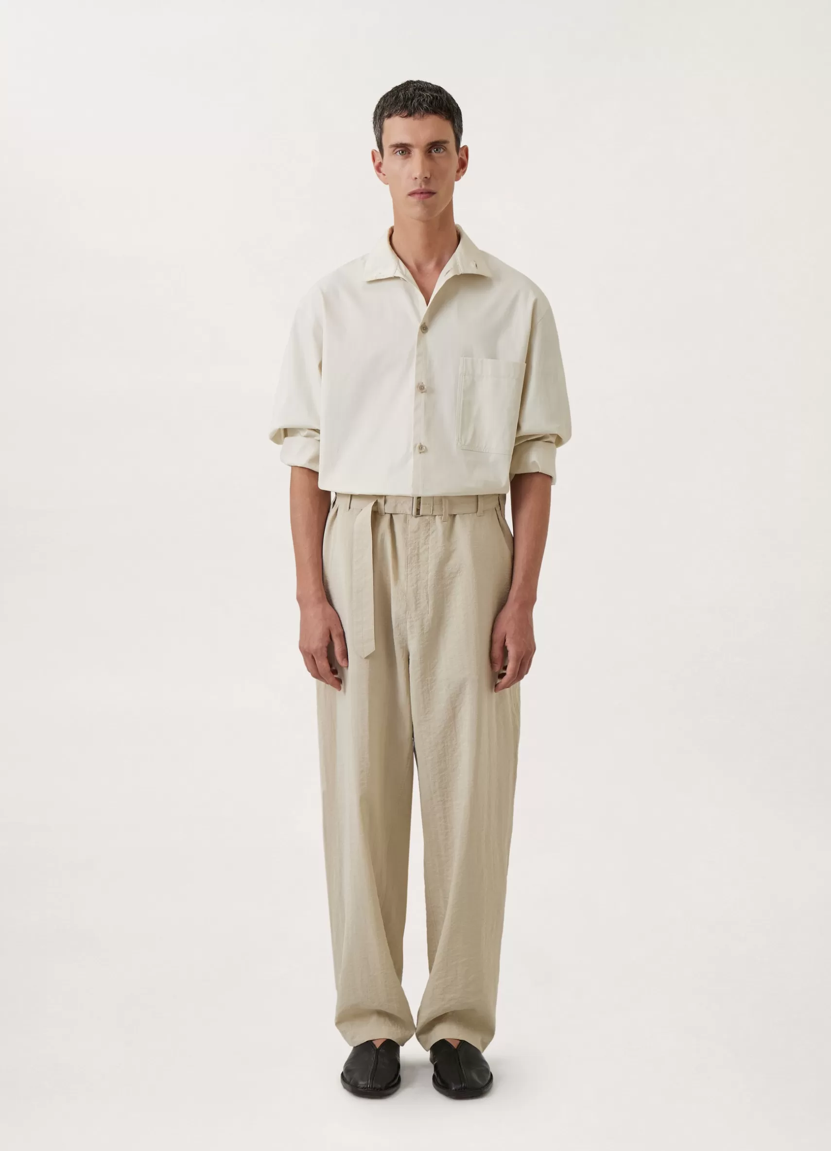 Belted Loose Pants<LEMAIRE Store