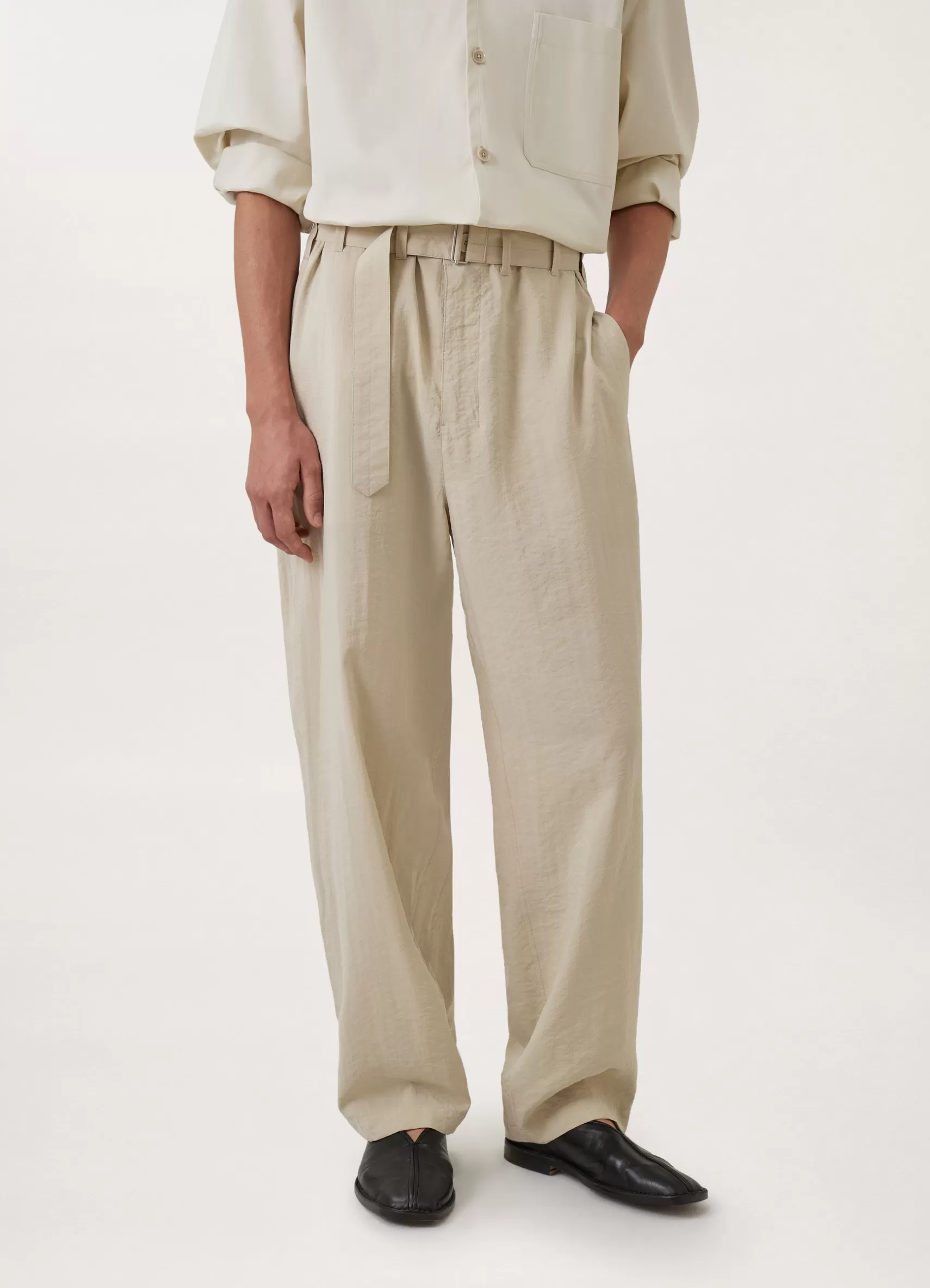 Belted Loose Pants<LEMAIRE Store