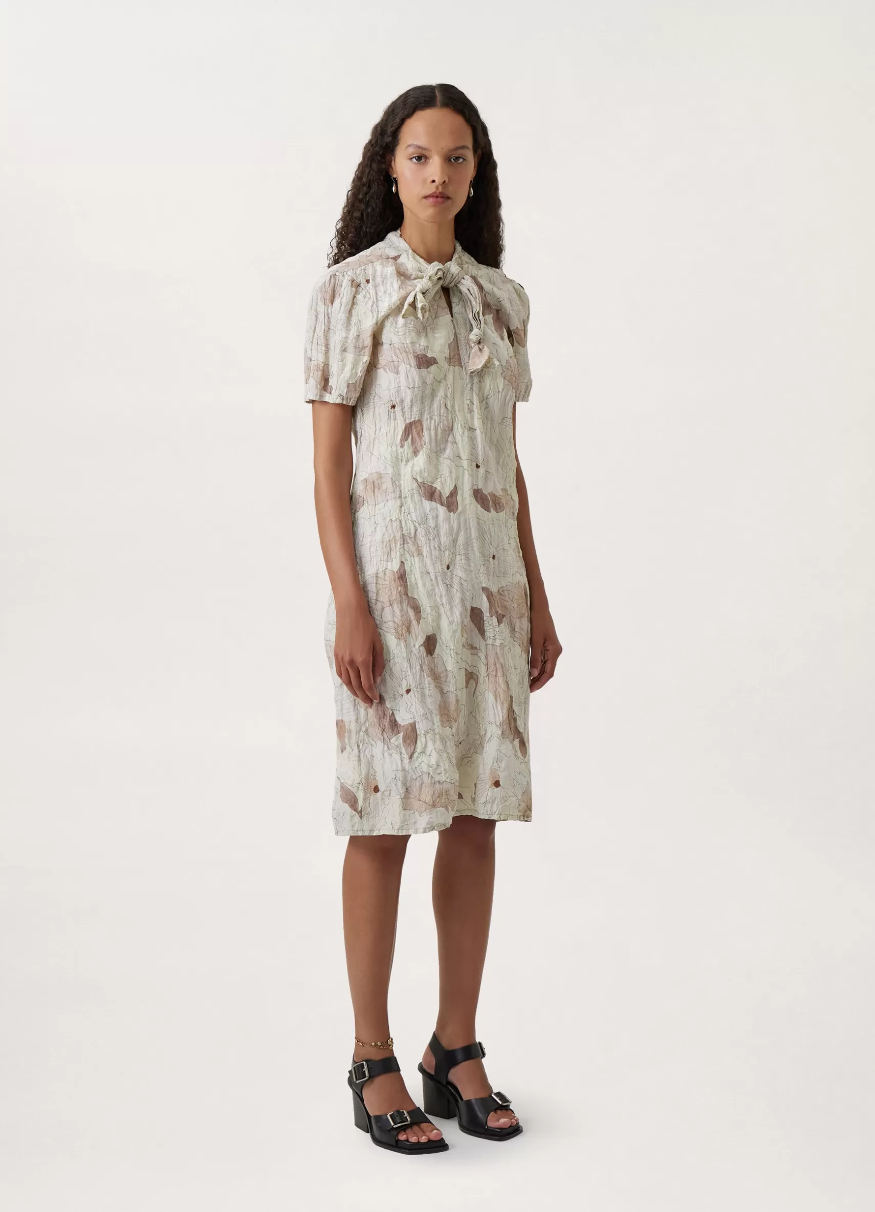 Crinkled Loose Dress<LEMAIRE Best Sale