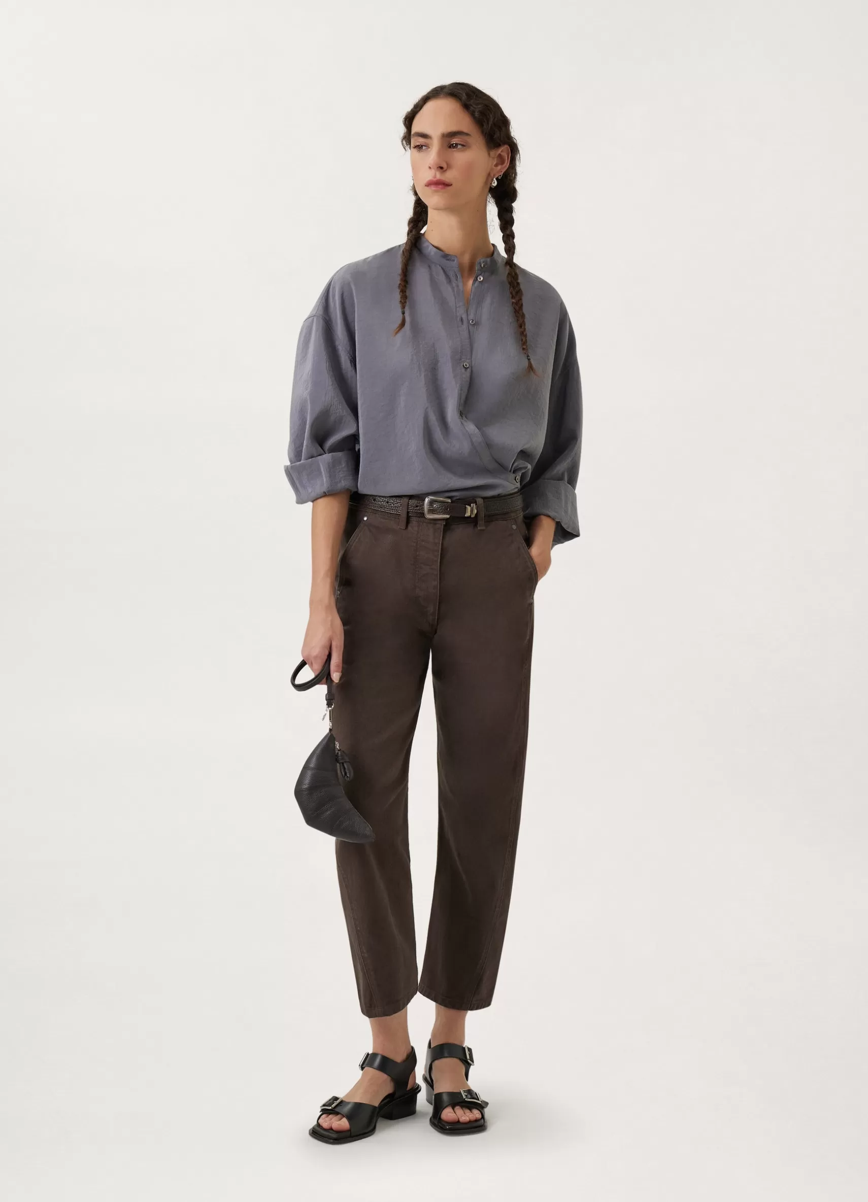 Denim Twisted Pants<LEMAIRE Discount