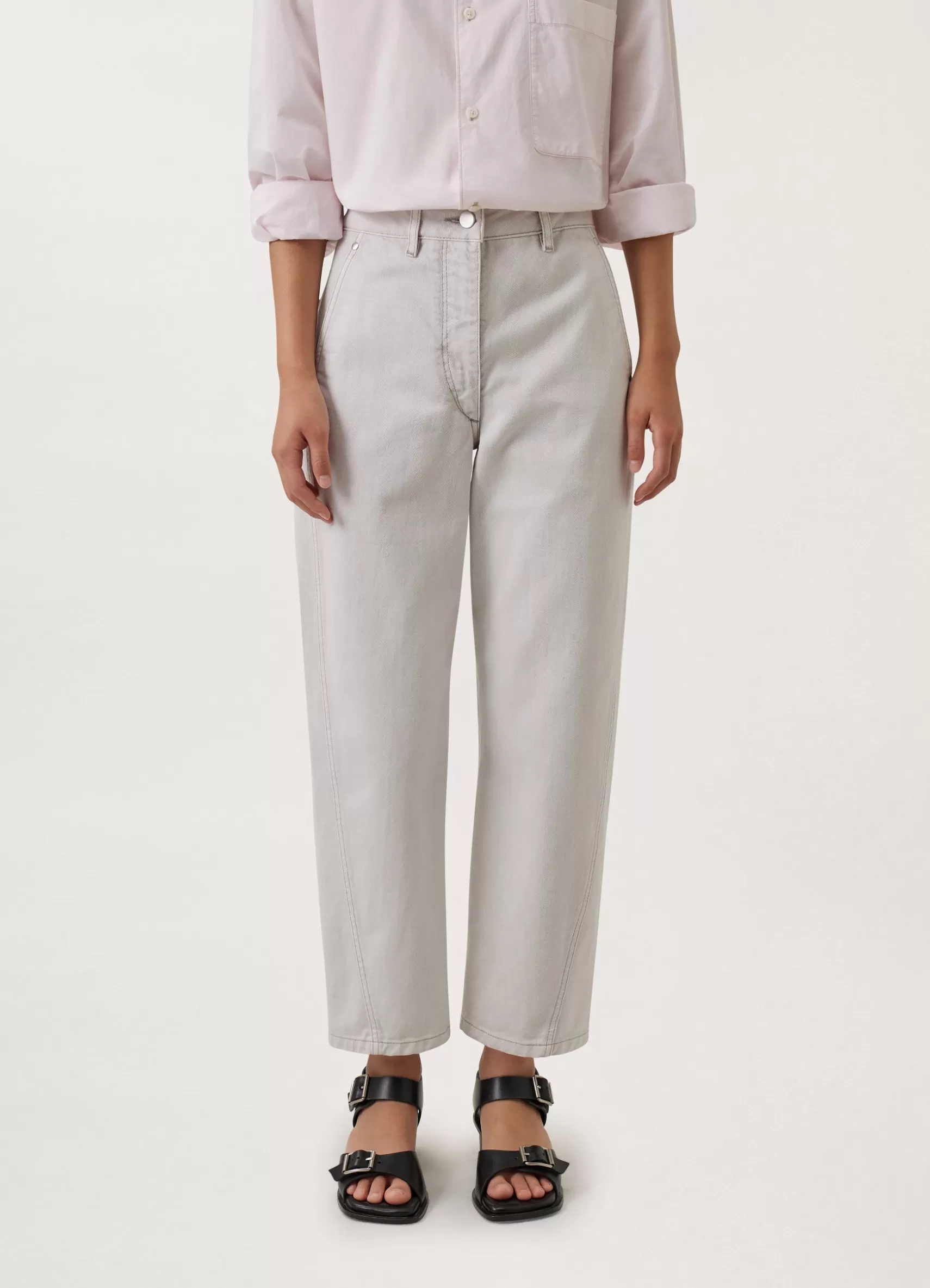 Denim Twisted Pants<LEMAIRE Cheap