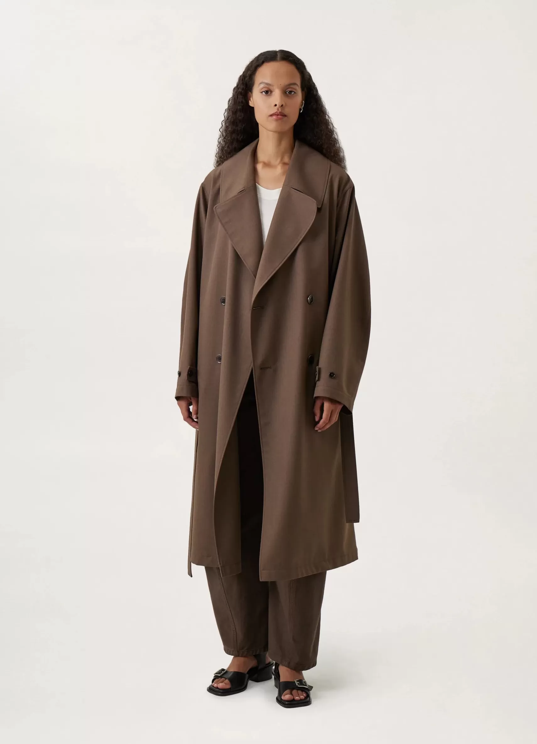 Double-Breasted Overcoat<LEMAIRE Clearance