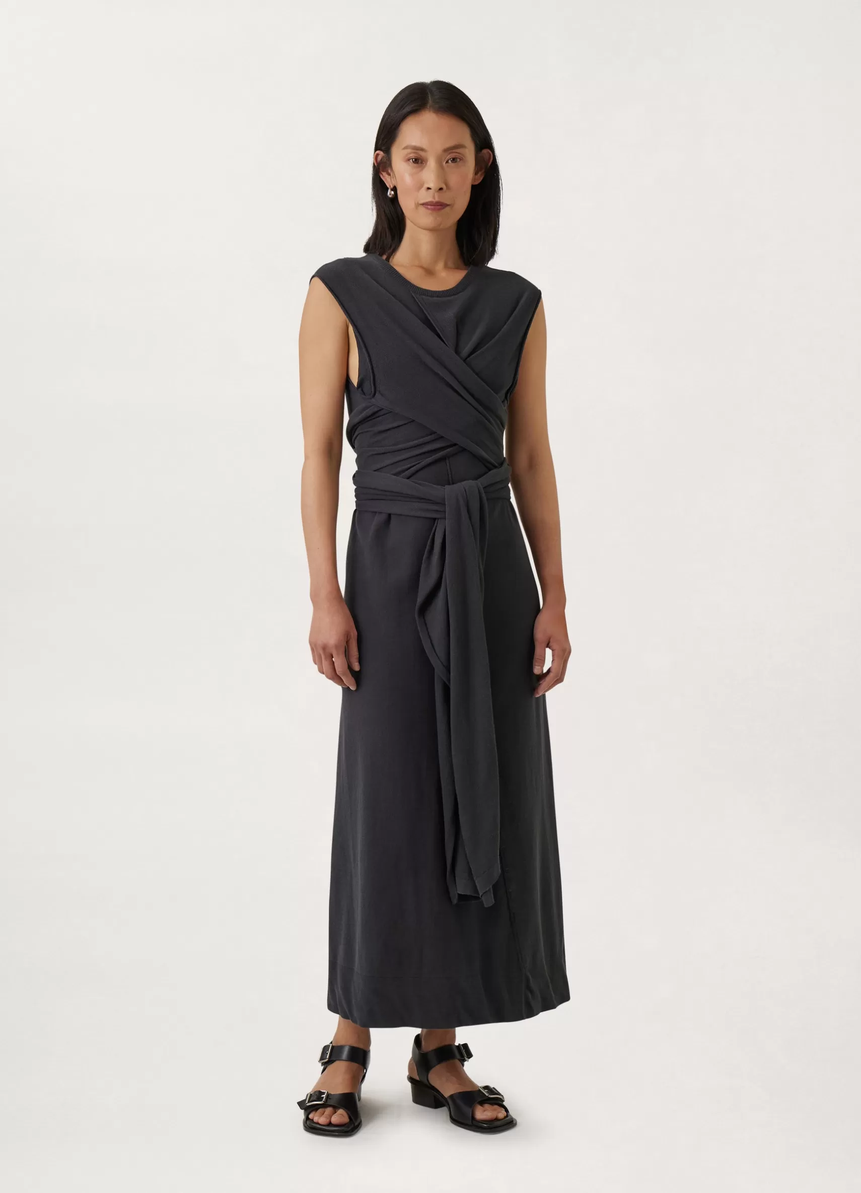 Knotted Sleeveless Dress<LEMAIRE Shop