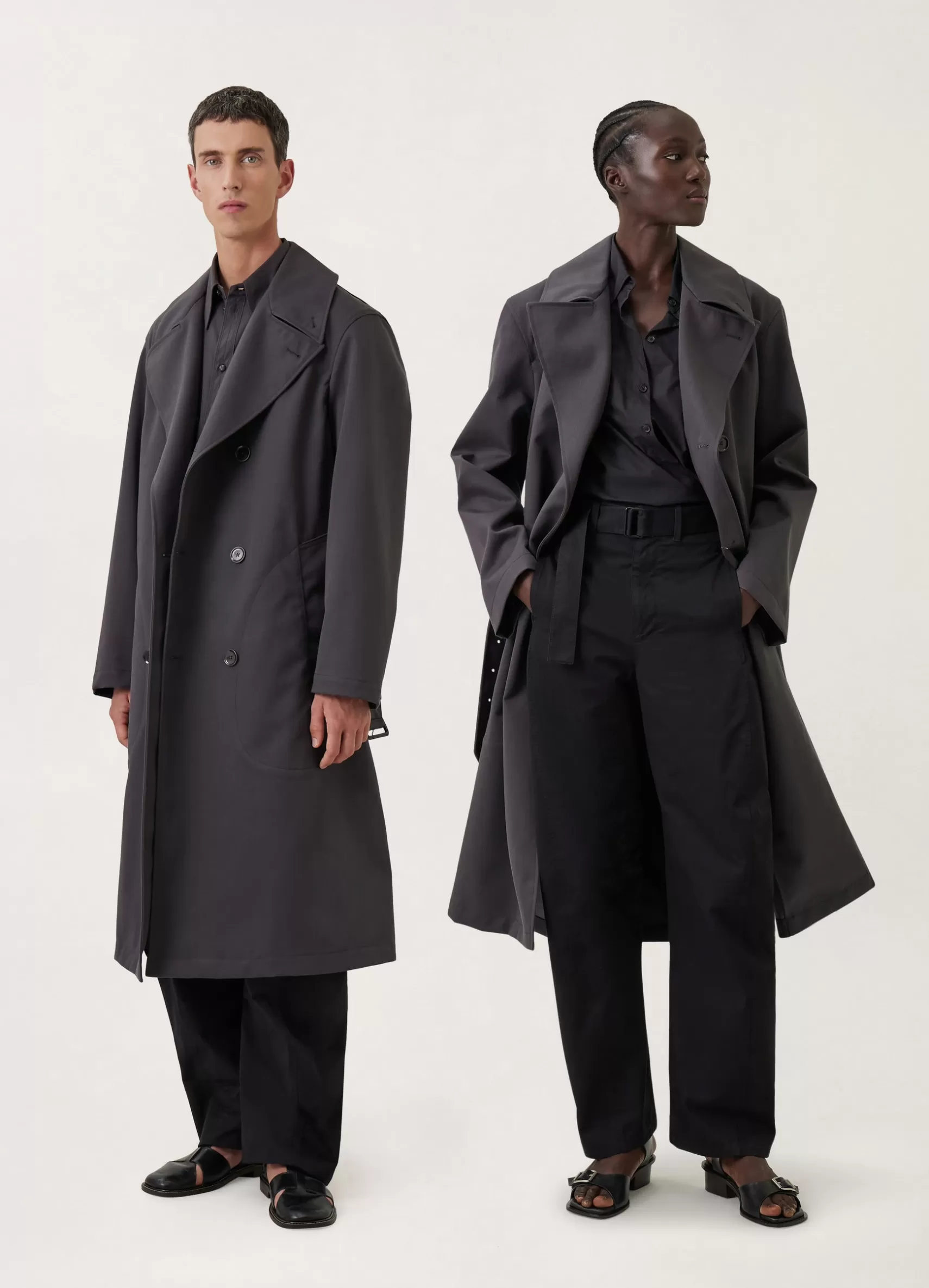 Military Double Breasted Trench<LEMAIRE Fashion