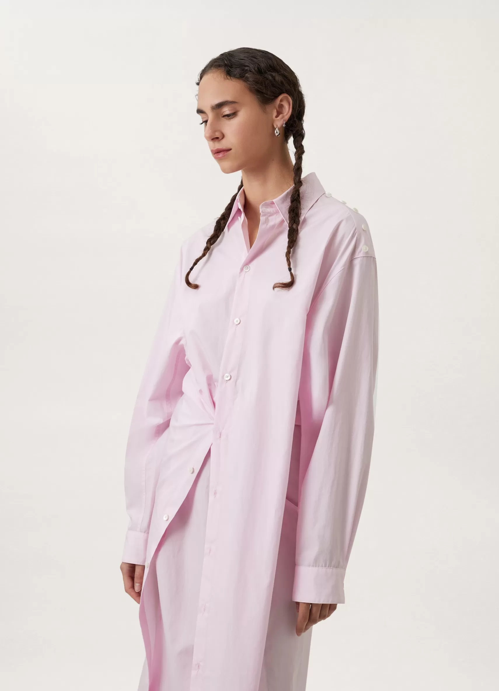 Playful Buttoned Shirt Dress<LEMAIRE Best