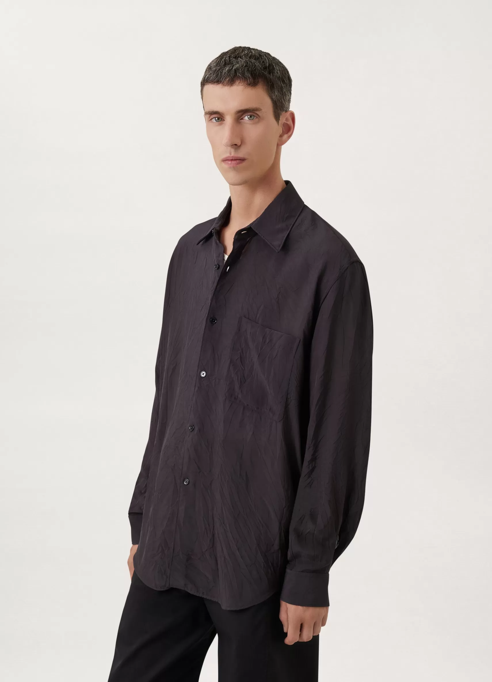 Regular Long Sleeve Shirt<LEMAIRE Clearance