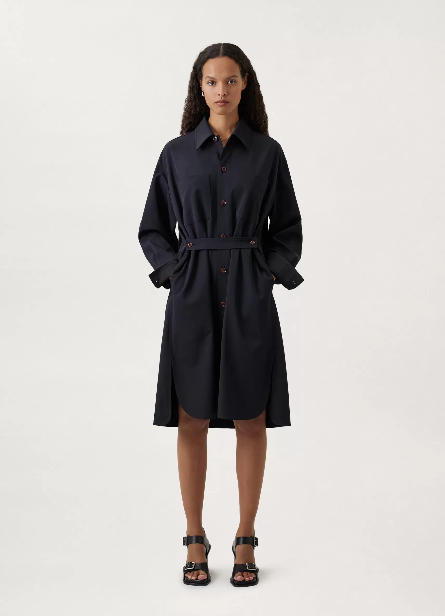 Two Pocket Shirt Dress<LEMAIRE Sale